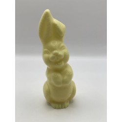 Lapin rieur en chocolat blanc