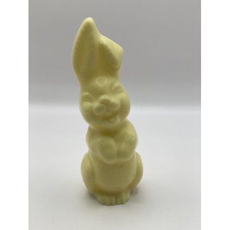 Lapin rieur en chocolat blanc