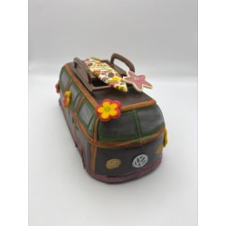 Bus VW en chocolat noir garni