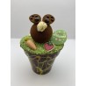 Q de lapin en chocolat noir