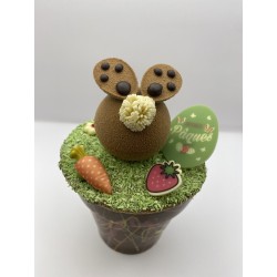 Q de lapin en chocolat au lait