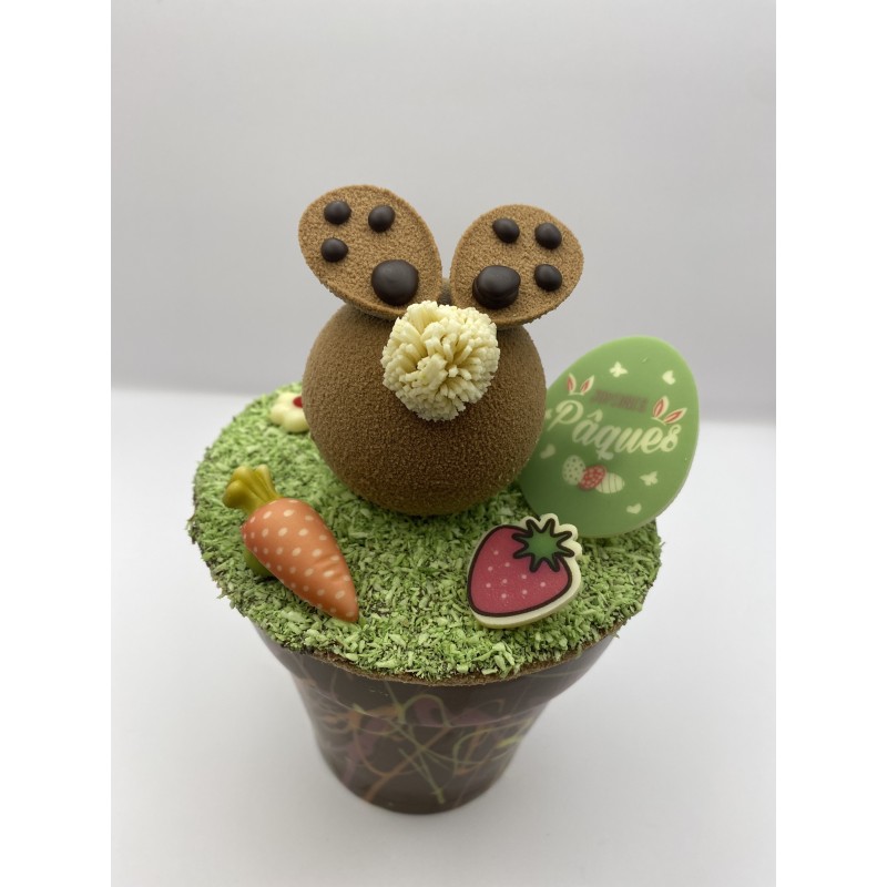 Q de lapin en chocolat au lait