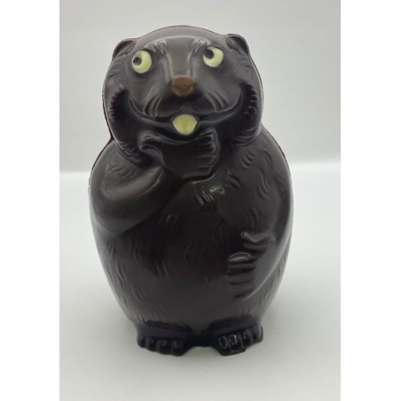 James la marmotte en chocolat noir
