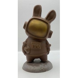 Lapin Astronaute en chocolat au lait