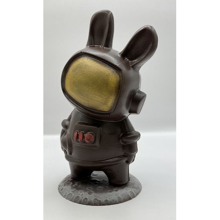 Lapin Astronaute en chocolat noir
