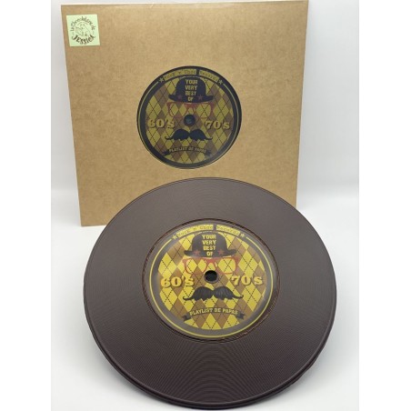 Vinyle en chocolat noir - Images diverses