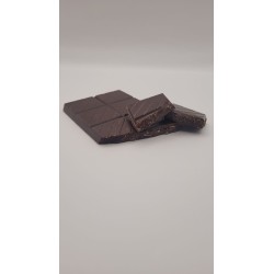 Plaque de chocolat noir 64% - feuillantine